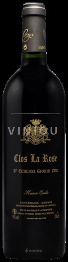 Bordeaux Saint-Émilion Grand Cru Grand Cru Clos La Rose 2018