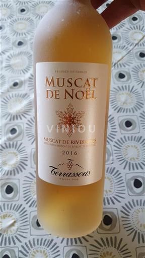 Roussillon Muscat de Rivesaltes Terrassous Muscat de Noël 2016