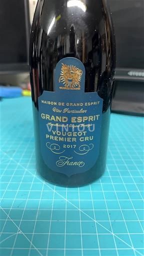 Burgundy Vougeot Premier Cru Maison de Grand Esprit Grand Esprit 2017