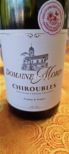 Beaujolais Chiroubles Domaine Morin Không niên vụ