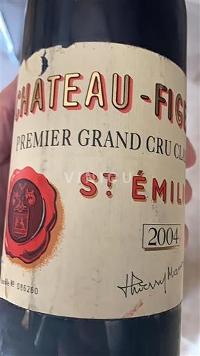 Burdeos Saint-Émilion Premier Grand Cru Classé Figeac 2004