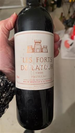 Бордо Пойяк Château Latour Les Forts de Latour 1998