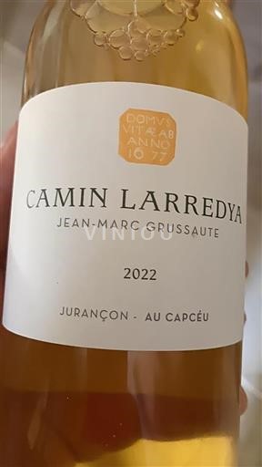 Sud-Ovest Jurançon Camin Larredya Au Capcéu 2022