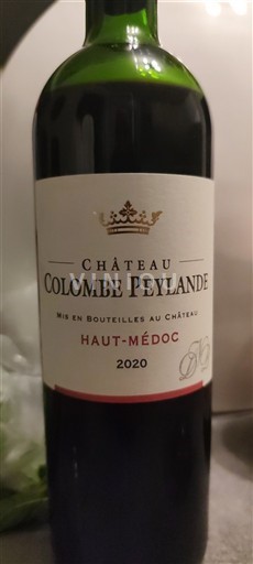 Bordéus Haut-Médoc Château Colombe Peylande 2020