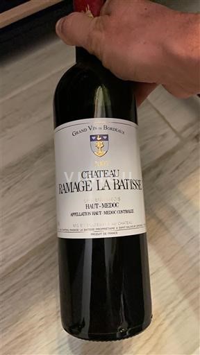 Bordeaux Haut-Médoc Cru Bourgeois Château Ramage La Batisse 2007