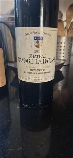 Bordeaux Haut-Médoc Cru Bourgeois Château Ramage La Batisse 2007
