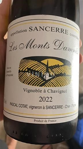 Loire Valley Sancerre Pascal Cotat Les Monts Damnés 2022