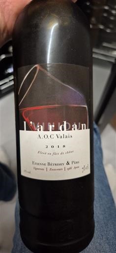 Wallis Wallis AOC Étienne Bétrisey & Père l'ardan 2018