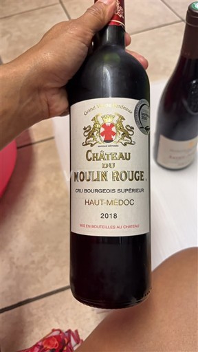 Bordeaux Haut-Médoc Cru Bourgeois Supérieur Château Moulin Rouge 2018