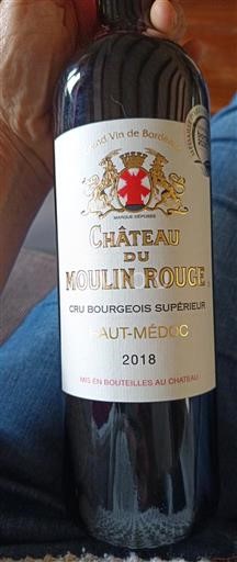 Bordeaux Haut-Médoc Cru Bourgeois Supérieur Château Moulin Rouge 2018