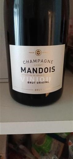 Champaña Champán Mandois Brut Origine Sin añada