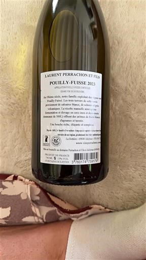 Bourgogne Pouilly-fuissé Laurent Perrachon et Fils 2023