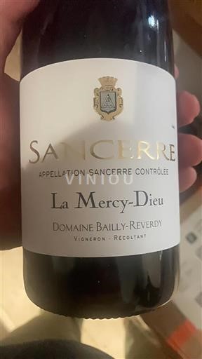 Loirevallei Sancerre Domaine Bailly-Reverdy La Mercy-Dieu 2020