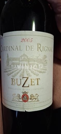 Sudoeste Buzet Cardinal de Rignac 2005