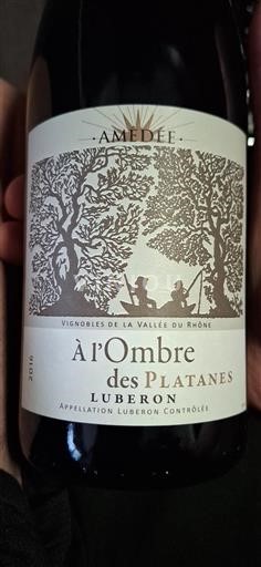 Rhônevallei Luberon Amédée À l'Ombre des Platanes 2016