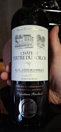 Bordéus Blaye-Côtes-de-Bordéus Château Tertre du Boilon Prestige Não Sazonado