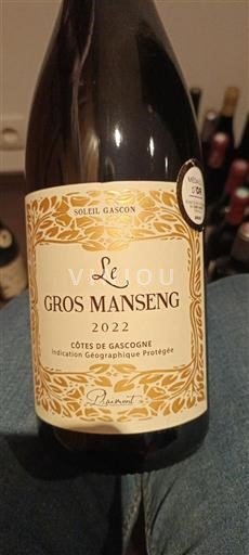 Sudoeste Côtes de Gascogne Soleil Gascon Le Gros Manseng 2022