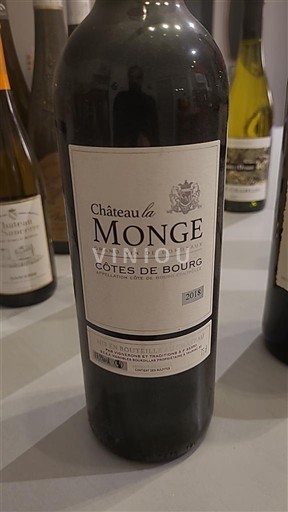 Bordeaux Côtes-de-bourg Château La Monge 2018