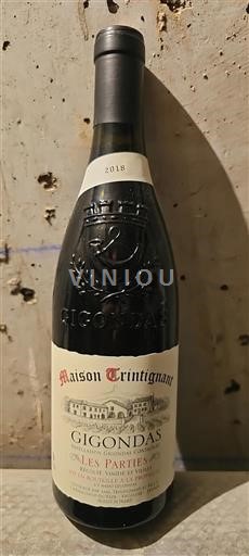 Rhône Valley Gigondas Maison Trintignant Les Parties 2018