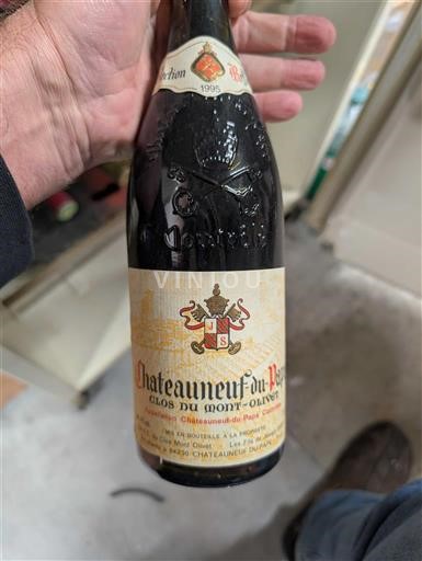 Rhônen laakso Châteauneuf-du-Pape Clos du Mont-Olivet 1996