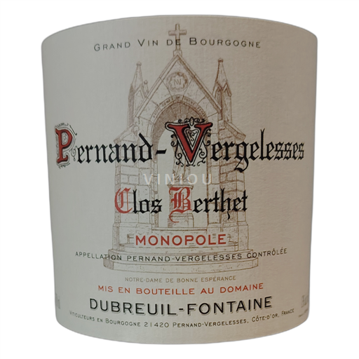 Bourgondië Pernand-Vergelesses Dubreuil-Fontaine Clos Berthet 2022