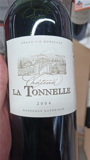 Bordeaux Bordeaux Supérieur Château La Tonnelle 2004