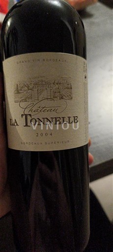 Bordeaux Bordeaux Supérieur Château La Tonnelle 2004