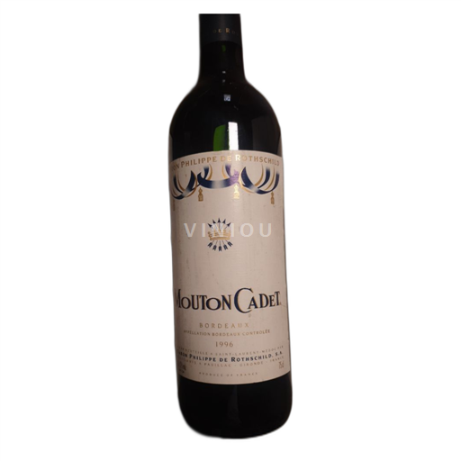 Bordeaux Baron Philippe de Rothschild Mouton Cadet 1996