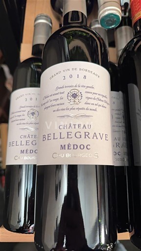Bordeaux Médoc Cru Bourgeois Château Bellegrave 2018