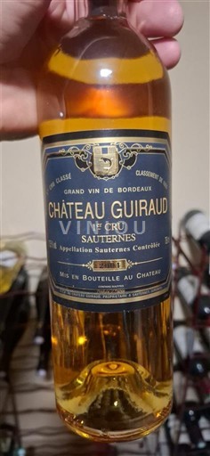 Bordeaux Sauternes Premier Cru Château Guiraud Niet-geïntegreerd