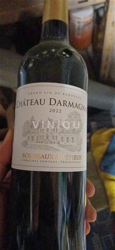 Vin Rouge sec Château Darmagnac 2022 Francë Bordoja Bordeaux Supérieur AOC