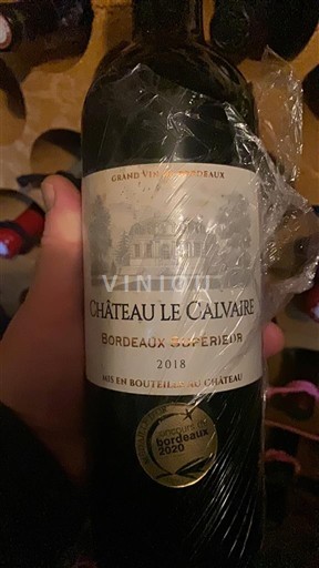 Bordeaux Bordeaux superiore Château Le Calvaire 2018