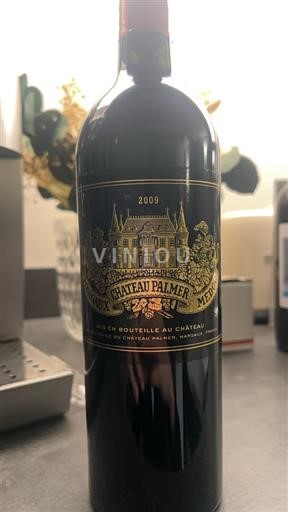 Vin Rouge sec Château Palmer 2009 France Bordeaux Margaux AOC