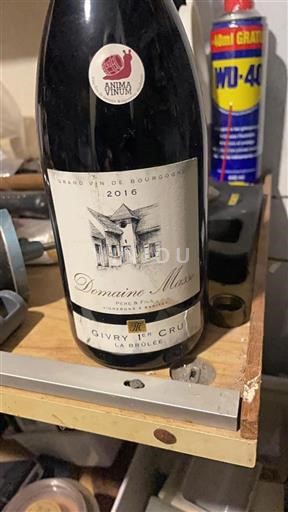 Bourgondië Givry Premier Cru Domaine Masse La Br%c3%bbl%c3%a9e 2016
