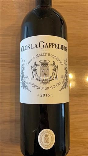 Bordeaux Saint-Émilion Grand Cru Grand Cru Clos La Gaffelière 2015