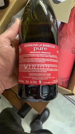 Vale do Ródano Châteauneuf-du-Pape Domaine La Barroche Pure 2021