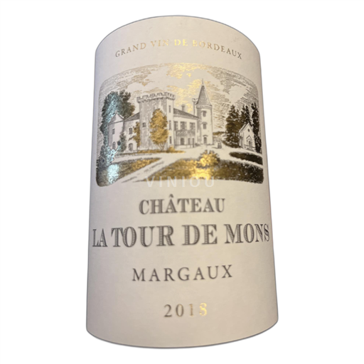 Bordeaux Margaux Château La Tour de Mons 2018