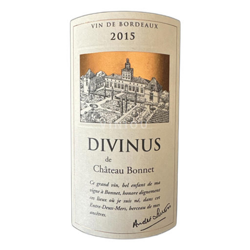 Bordeaux Entre-deux-Mers Château Bonnet Divinus 2015