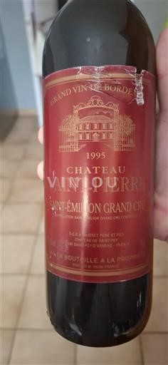 Bordeaux Saint-Émilion Grand Cru Grand Cru Château Saint-Pierre 1995