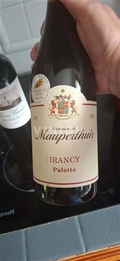 Bourgondië Irancy Domaine Mauperthuis Palotte 2013