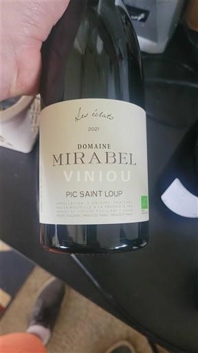 Languedoc Pic-saint-loup Domaine Mirabel Les éclats 2021