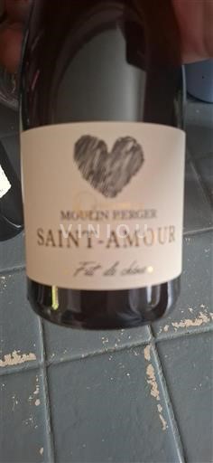 Vin Rouge sec Fût de Chêne Domaine Moulin Berger 2021 France Beaujolais Saint-Amour AOC