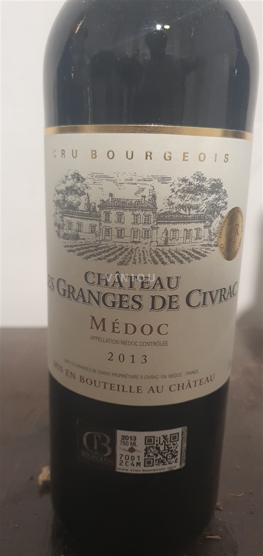 Bordeaux Médoc Cru Bourgeois Château Les Granges de Civrac 2013
