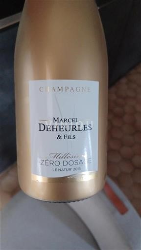 Champaña Champán Marcel Deheurles & Fils Le Natur' 2015