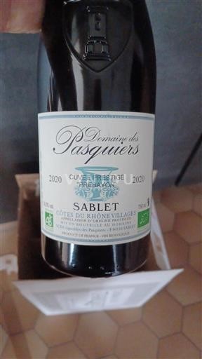 Rhône Valley Not Specified Domaine Des Pasquiers Prestige "Prebayon" 2020