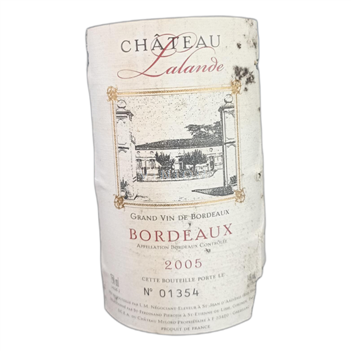 Bordeaux Saint-Émilion Grand Cru Château Lalande 2005