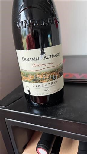 Rhônetal Vinsobres Domaine Autrand Patrimoine 2020