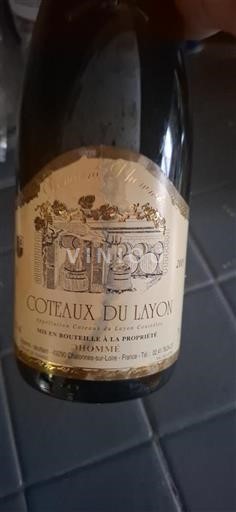 Loire Valley Coteaux-du-Layon Domaine Dhommé 2005