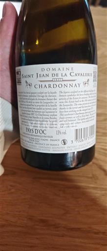 Languedoc in Roussillon Pays d'Oc Domaine Saint Jean de la Cavalerie Chardonnay 2024