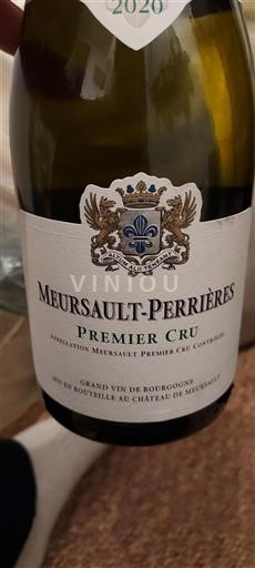 Bourgondië Meursault Premier Cru Château Meursault Meursault-Perrières 2020